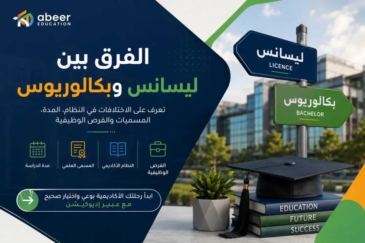 الفرق بين ليسانس وبكالوريوس